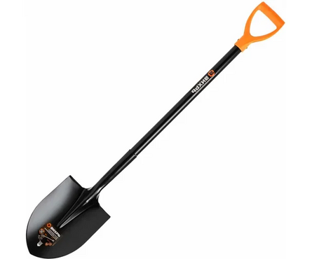 Лопата штыковая с изогнутой тулейкой, металлический черенок ВИХРЬ Фотография_1