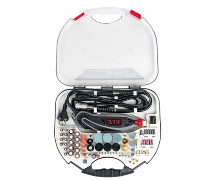 Гравер P.I.T. PMG150-С МАСТЕР, 150 Вт, 10000-33000 об/мин, 2 Ач, цанга 3.2 мм, гибкий вал, 211 предметов, зарядное устройство Фотография_1