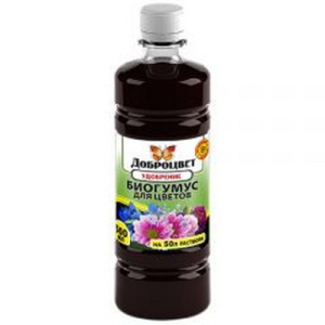 Удобрение для цветов Биогумус ДОБРОЦВЕТ 0.5 л  Фотография_0