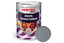 Эмаль термостойкая серебристая MASTER PRIME 0.4 кг
