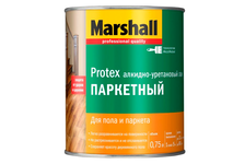 Лак паркетный Marshall «Protex» алкидно-уретановый, глянцевый (0.75 л)