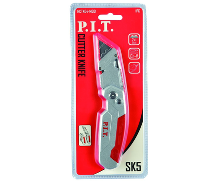 Нож 61 мм трапеция складной монтажный P.I.T Фотография_1