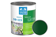 Эмаль универсальная ПФ-115 зеленая СЛЗ 0.8 кг