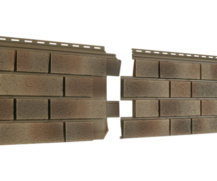 Панель фасадная Клинкер Нордик Стоун Хаус S-Lock Песок 0.292х1.95 м (0.57 м²) Ю-ПЛАСТ Фотография_0