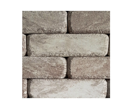 Кирпич облицовочный Ermix Стареный бело-коричневый, 240х120х65 мм, гиперпрессованный Фотография_3