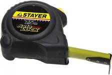 Рулетка STAYER MASTER AUTOLOCK 7.5мх25мм , корпус с резиновым напылением, автостоп