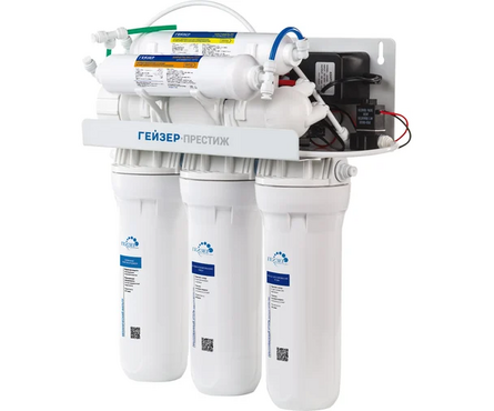 Фильтр Престиж-ПМ обратный осмос с минерализ. бак пластиковый 12 л Гейзер Фотография_1