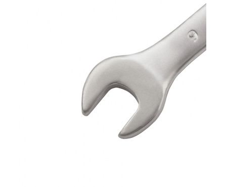 Ключ комбинированный Matrix, матовый хром, CrV, 9 мм Фотография_2