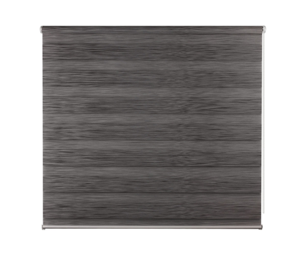 Штора рулонная PRAKTO Day&Night, графит, 40х160 см Фотография_1