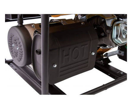 Генератор бензиновый 5.5 кВт 220В бак 25 л ручной стартер GE-6900 DENZEL Фотография_10