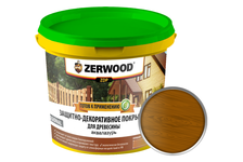Защитно-декоративное покрытие ZERWOOD ZDP аквалазурь, дуб, 0.9 кг 