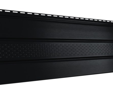 Софит с центральной перфорацией графит 3х0.3 м Ю-ПЛАСТ Фотография_1