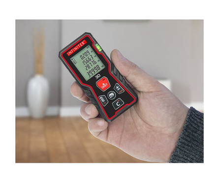 Лазерный дальномер INFINITER 1-2-325, дальность 30 м, длина волны 630-670 нм Фотография_3