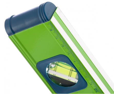 Уровень алюминиевый Сибртех УС-1, 800 мм, фрезерованный, 3 глазка, рукоятки Фотография_2