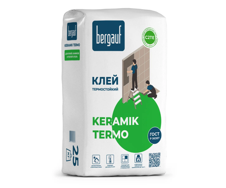 Клей Bergauf Keramik TERMO термостойкий, 5 кг Фотография_0