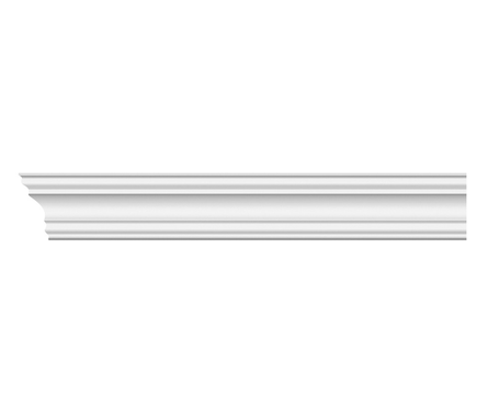 Плинтус потолочный экструдированный 08018Е для натяжного потолка 40х80х2000 мм Лагом Фотография_0