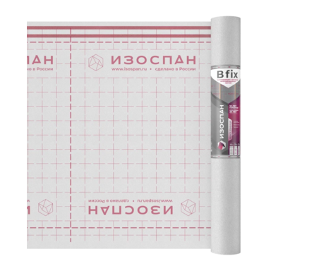 Пленка Изоспан B fix пароизоляционная, с клеевой полосой (70 м²/рул) Фотография_2