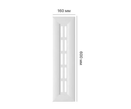Боковины для экрана универсальные Белые 160х600 мм (2 шт/уп) STELLA Фотография_3