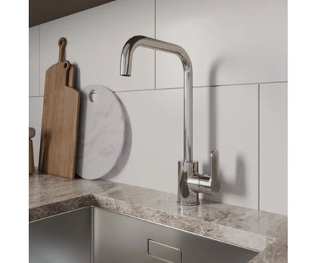 Смеситель для кухни однорычажный MILARDO высокий гусак хром POLSBL0M05 Фотография_1