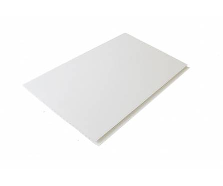 Панель ПВХ Белая матовая 375x3000x7.5 мм (1.125 м²) Фотография_0