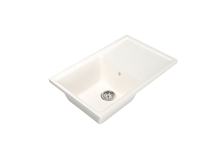Мойка MIXLINE ML-GM19 с крылом, молоко (341), 495х750х200 мм