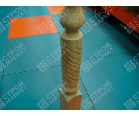 Столб №9 80х80х1180 мм сорт А хвоя Фотография_4