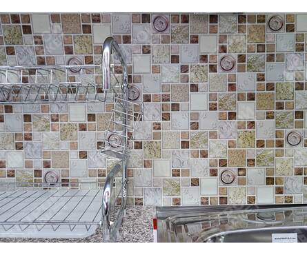 Панель ПВХ Мозаика Ракушка песчаная 0.3 мм 954х478 мм (0.4560 м²) Фотография_3