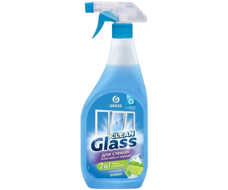 Средство для мытья стекол и зеркал GRASS Clean Glass Голубая лагуна 600 мл Фотография_0