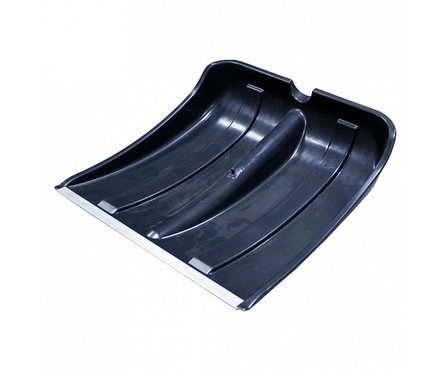 Лопата снеговая пластиковая 480х360 мм без черенка с планкой Фотография_0