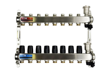 Коллекторная группа без расходомеров без кранов в сборе 8 вых 1х3/4