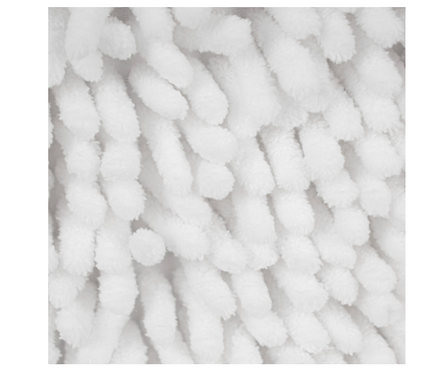 Коврик для ванной 80x50 см Moss белый хлопок САНАКС Фотография_2