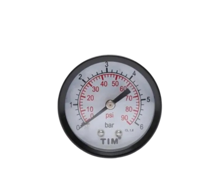 Маноментр 50x1/4 6 бар заднее подключение TIM Фотография_0
