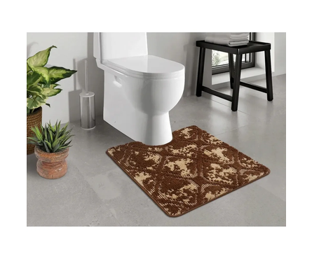 Коврик для туалета 60x80 см Shahintex шоколад Фотография_1