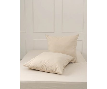 Наволочка YERRNA, перкаль, серо-бежевый, 70х70 см, 2 шт Фотография_2