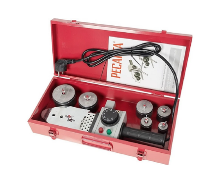 Аппарат для сварки ПВХ труб 1000 Вт 0-300 C насадки 20,25,32,40,50,63 мм, кейс АСПТ-1000 65/54 РЕСАНТА Фотография_7