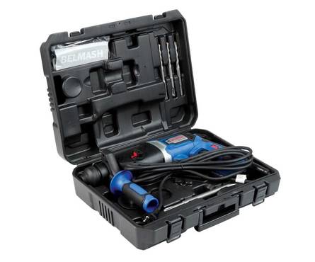 Перфоратор BELMASH RH SDS-PLUS, 1050 Вт, 3 Дж, 0-1100 об/мин, 0-4900 уд/мин, кейс Фотография_6