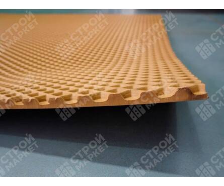 Коврик придверный 68х83 см универсальный Ромб бежевый ЭВА Фотография_3