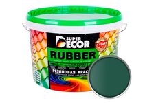 Краска резиновая SUPER DECOR Мох RAL6005 3 кг 