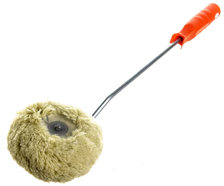 Валик 50 мм, d ручки 6 мм, d 18 мм, с ручкой полиакрил угловой DECOR Фотография_1