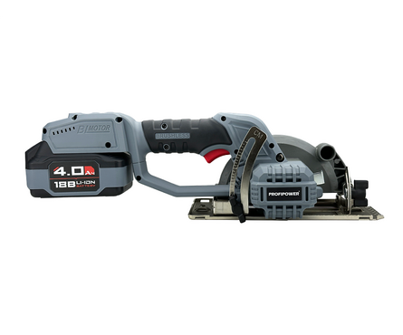 Пила циркулярная бесщеточная аккумуляторная 20 В, 6700 об/мин, 1 аккум. 4.0 Ач DHS-20B PROFIPOWER Фотография_2