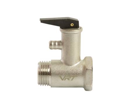 Клапан предохранительный для бойлера с ручкой VRT 1/2, вн/нар, 8.5 бар Фотография_1