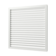 Решетка радиаторная ПВХ белая, 600x600 мм Фотография_0