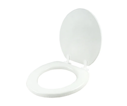Сиденье для унитаза мягкое (белое) Фотография_0