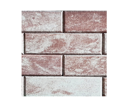 Кирпич облицовочный Ermix Мраморный красно-белый, 240х120х65 мм, гиперпрессованный Фотография_4