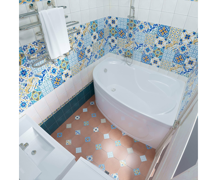 Ванна акриловая 1600х1000 мм левая (каркас+экран+сифон) Николь ТРИТОН Фотография_2