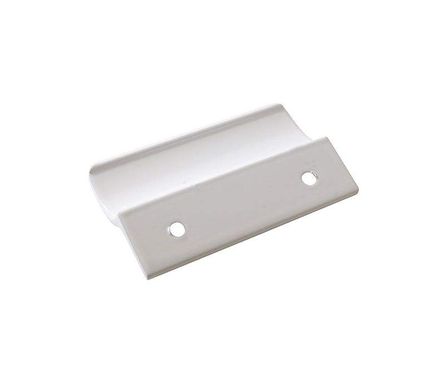 Ручка балконная металлическая белая Фотография_1