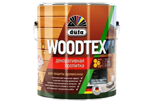 Пропитка декоративная для защиты древесины Dufa Woodtex, алкидная, бесцветная, 0.9 л