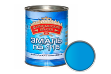 Эмаль Царицынские краски ПФ-115 универсальная, светло-голубая (0.8 кг)