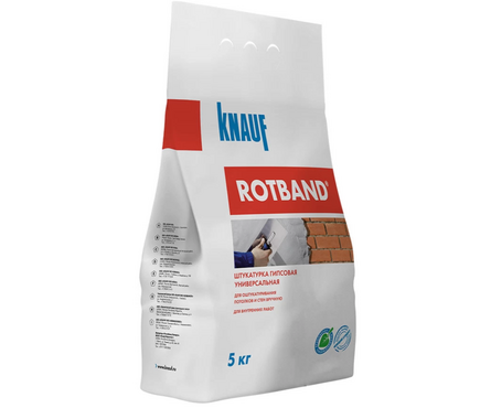 Штукатурка гипсовая универсальная KNAUF Ротбанд 5 кг Фотография_1