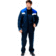 Костюм СТАФФ (куртка + полукомбинезон) смесовая ткань цвет синий-василек (96-100/182-188) Фотография_0